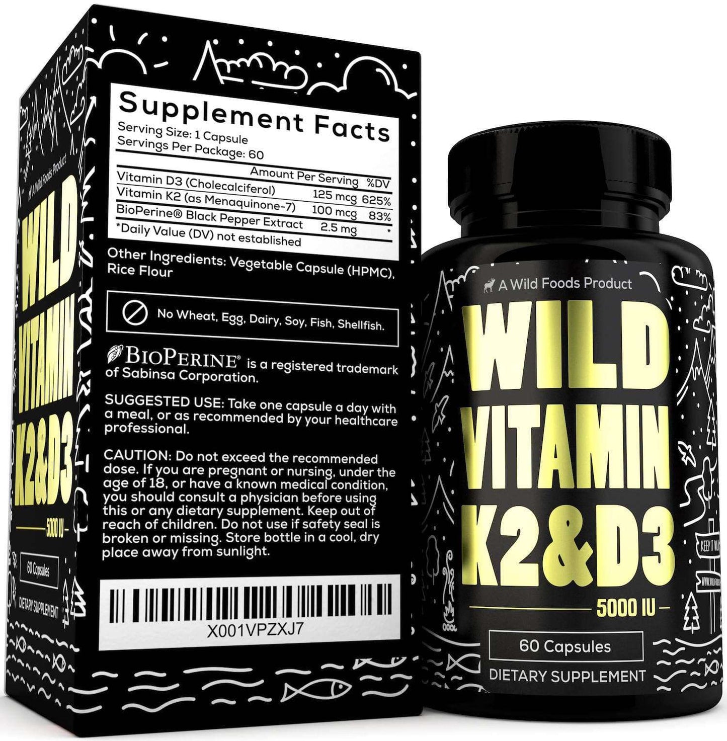 Wild Vitamin K2 & D3