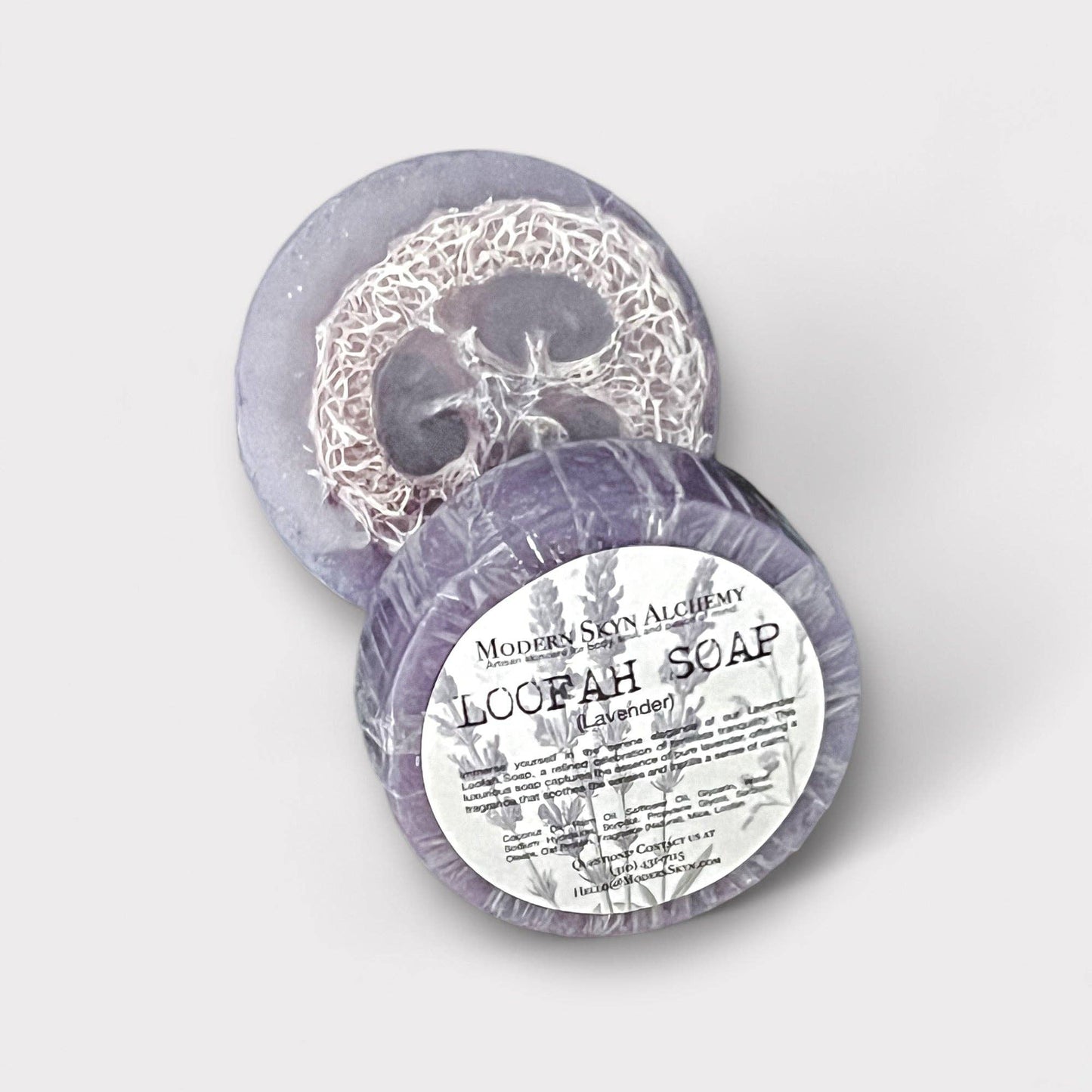 Handcrafted Loofah Soaps - Lavender
