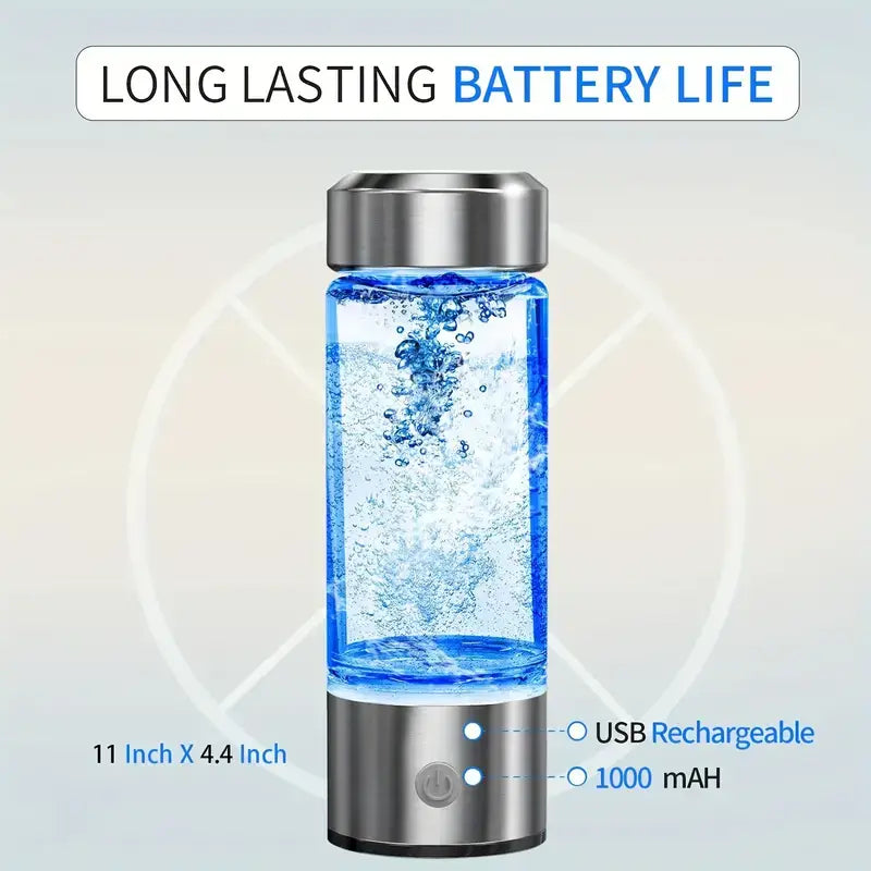 Portable Electronic Hydrogen Water Bottle Ionizer