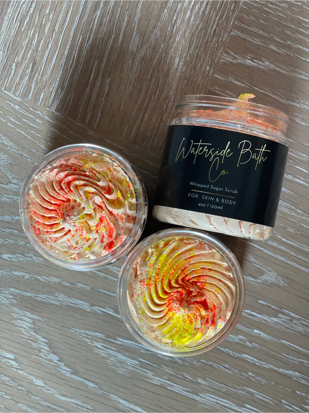 Pineapple Papaya Whipped Sugar Scrub: 2oz