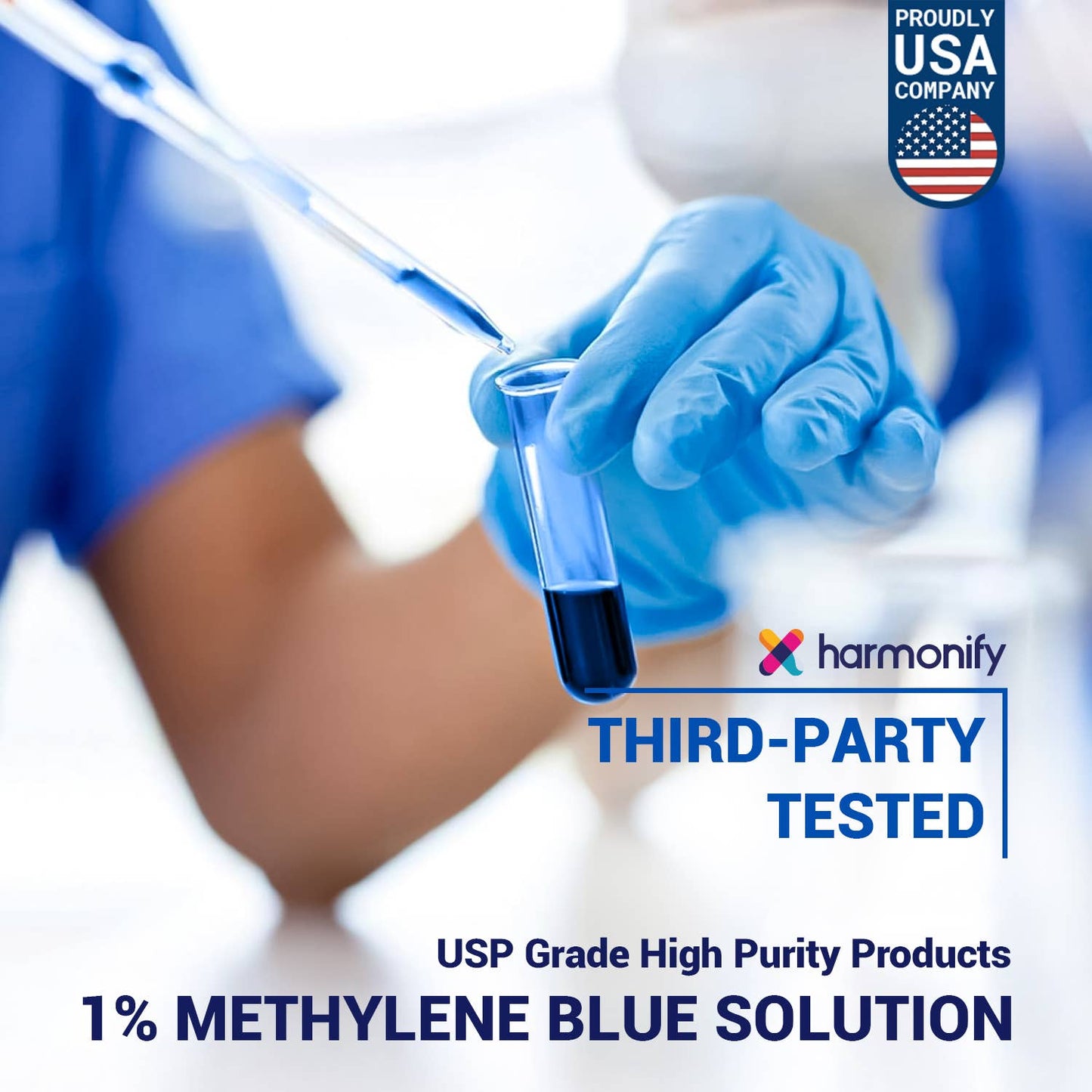 HARMONIFY Methylene Blue 50 ML (1.69 FL OZ) 1% USP