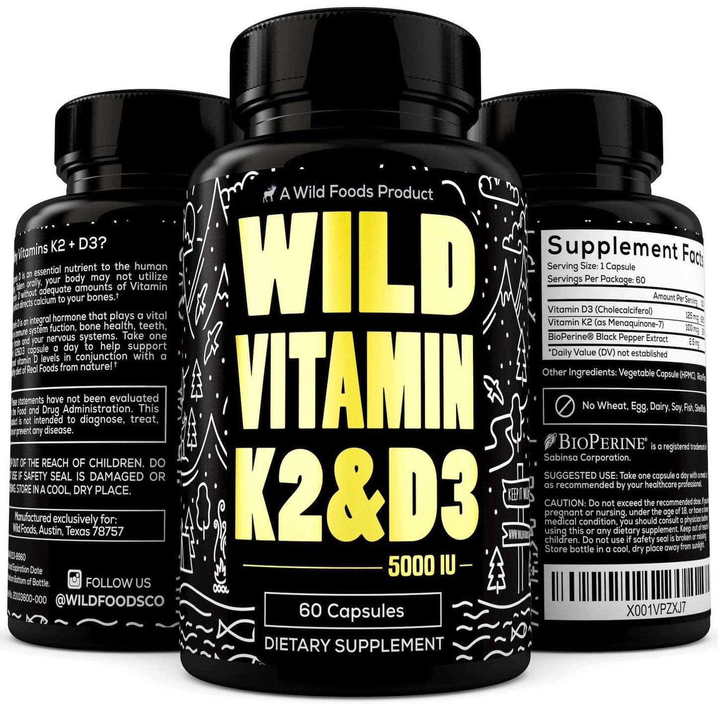Wild Vitamin K2 & D3