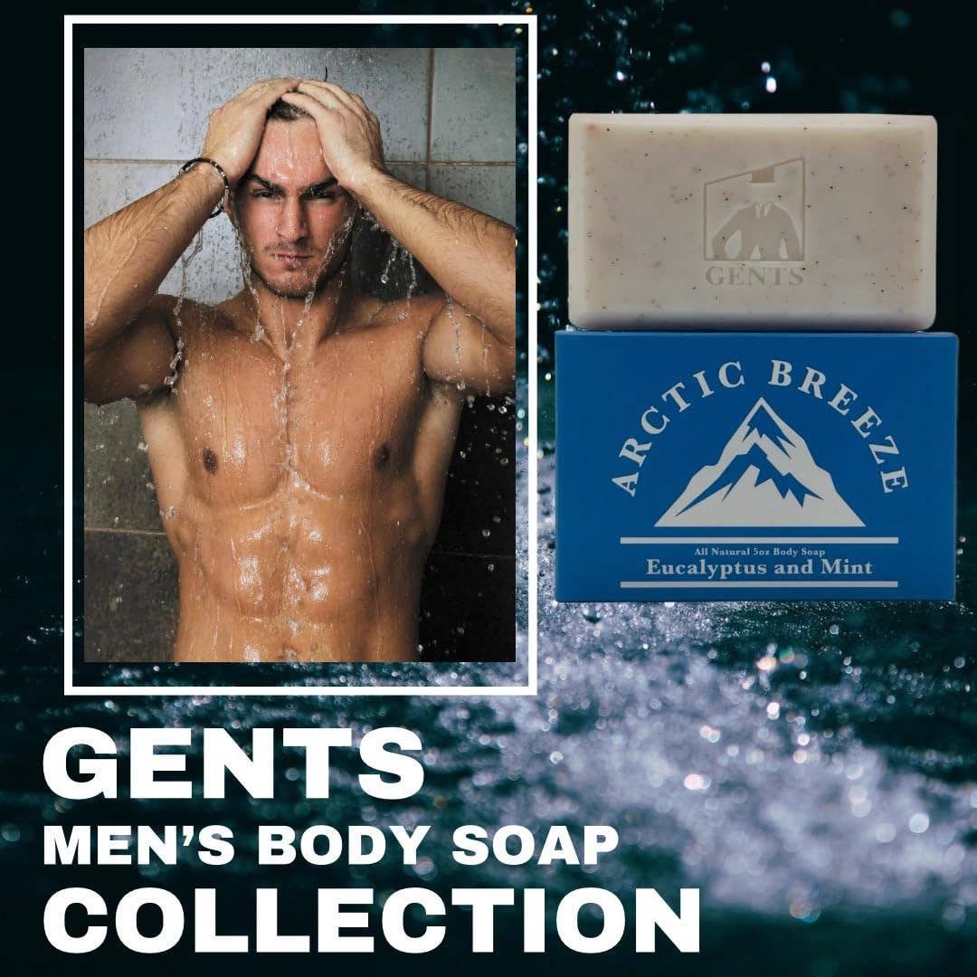 GENTS Body Soaps - Sandalwood Spice (Single 5oz Bar)
