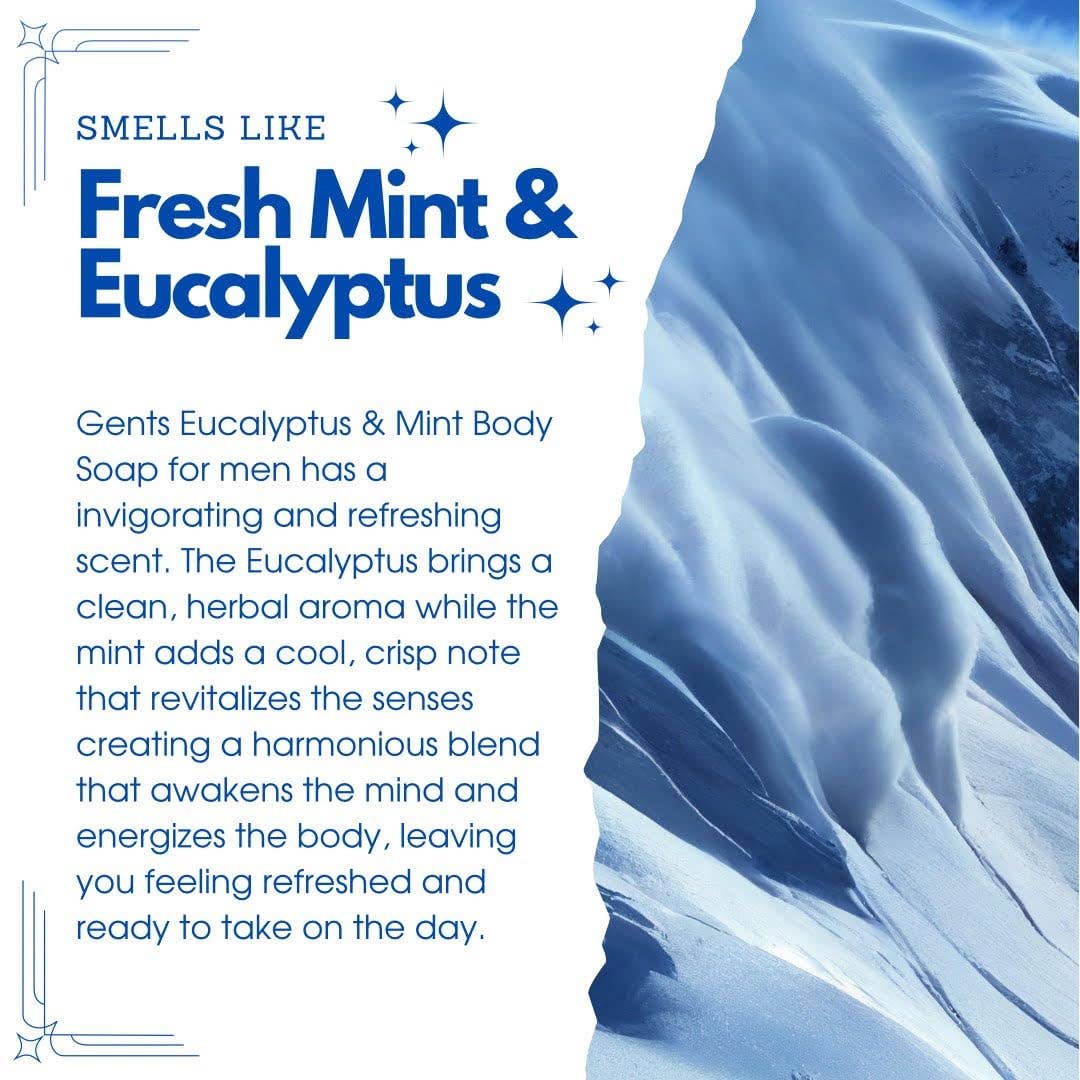 GENTS Body Soaps - Sandalwood Spice (Single 5oz Bar)
