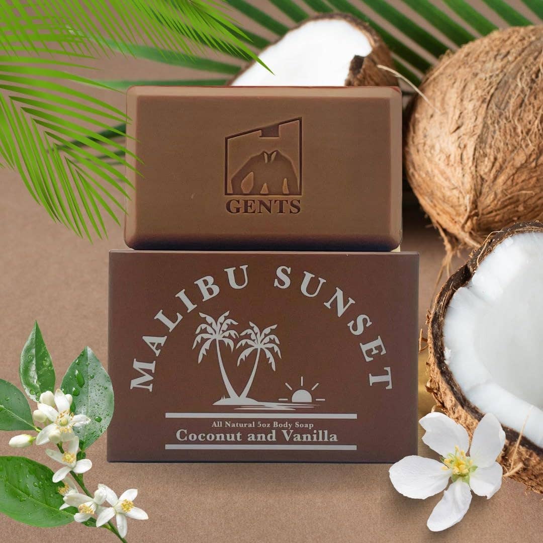GENTS Body Soaps - Sandalwood Spice (Single 5oz Bar)