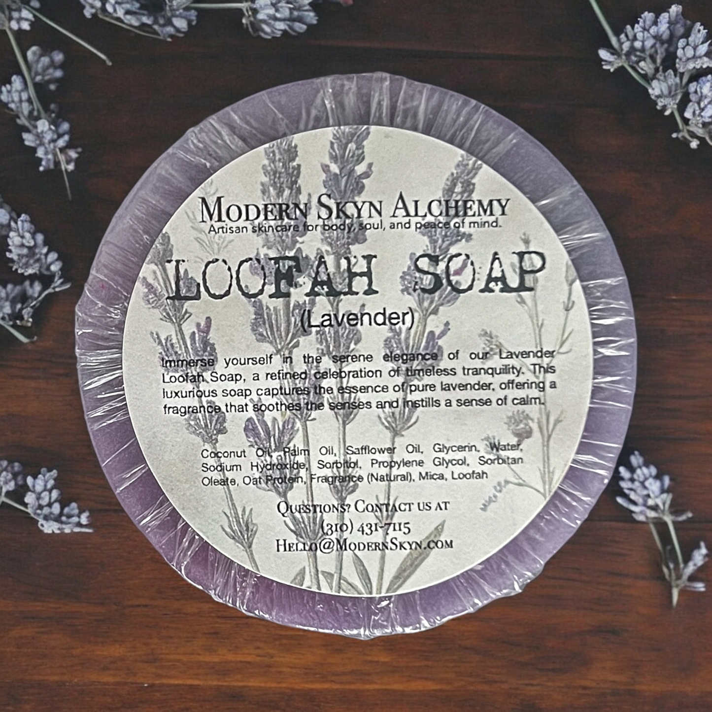 Handcrafted Loofah Soaps - Lavender