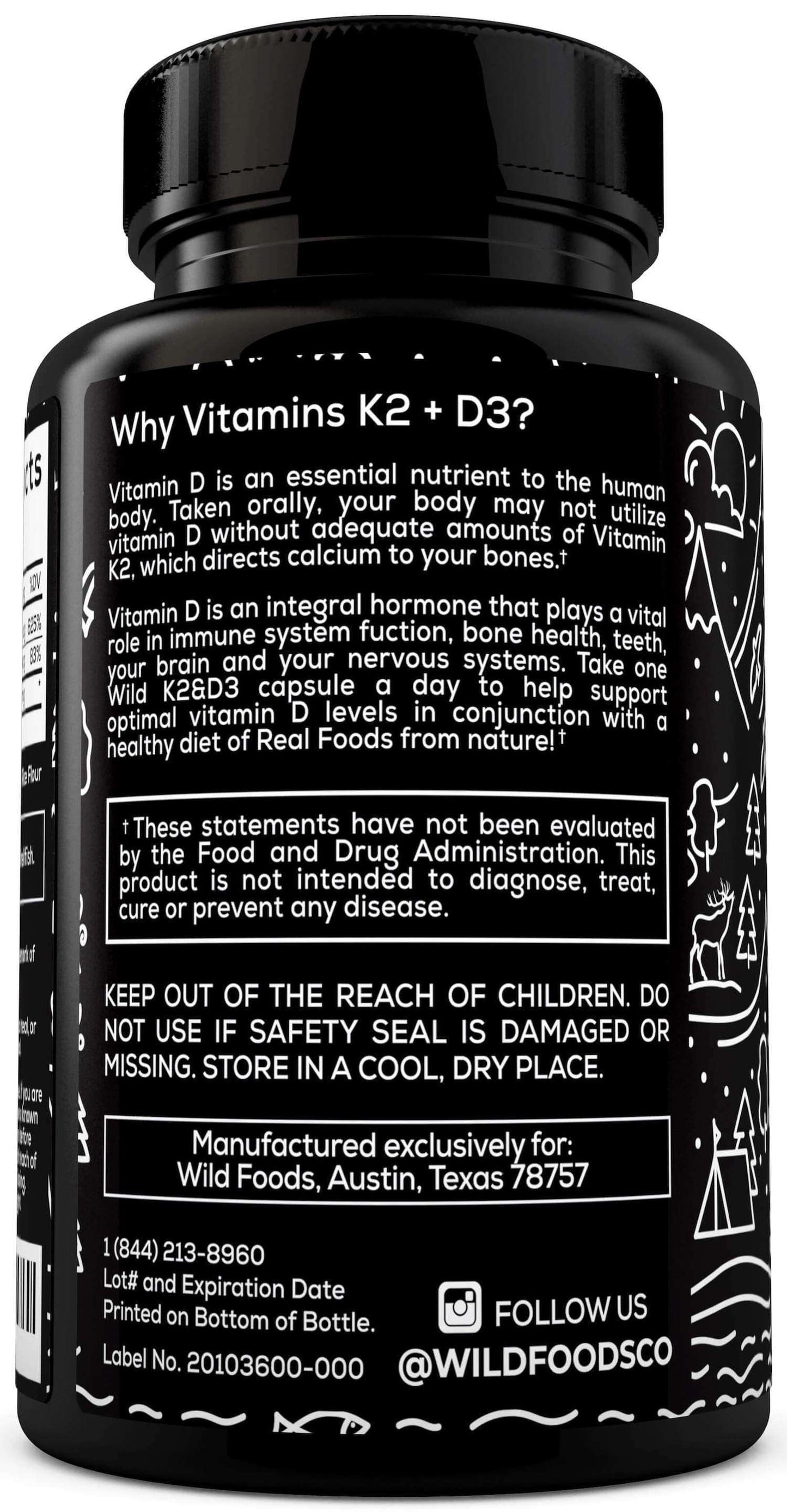Wild Vitamin K2 & D3