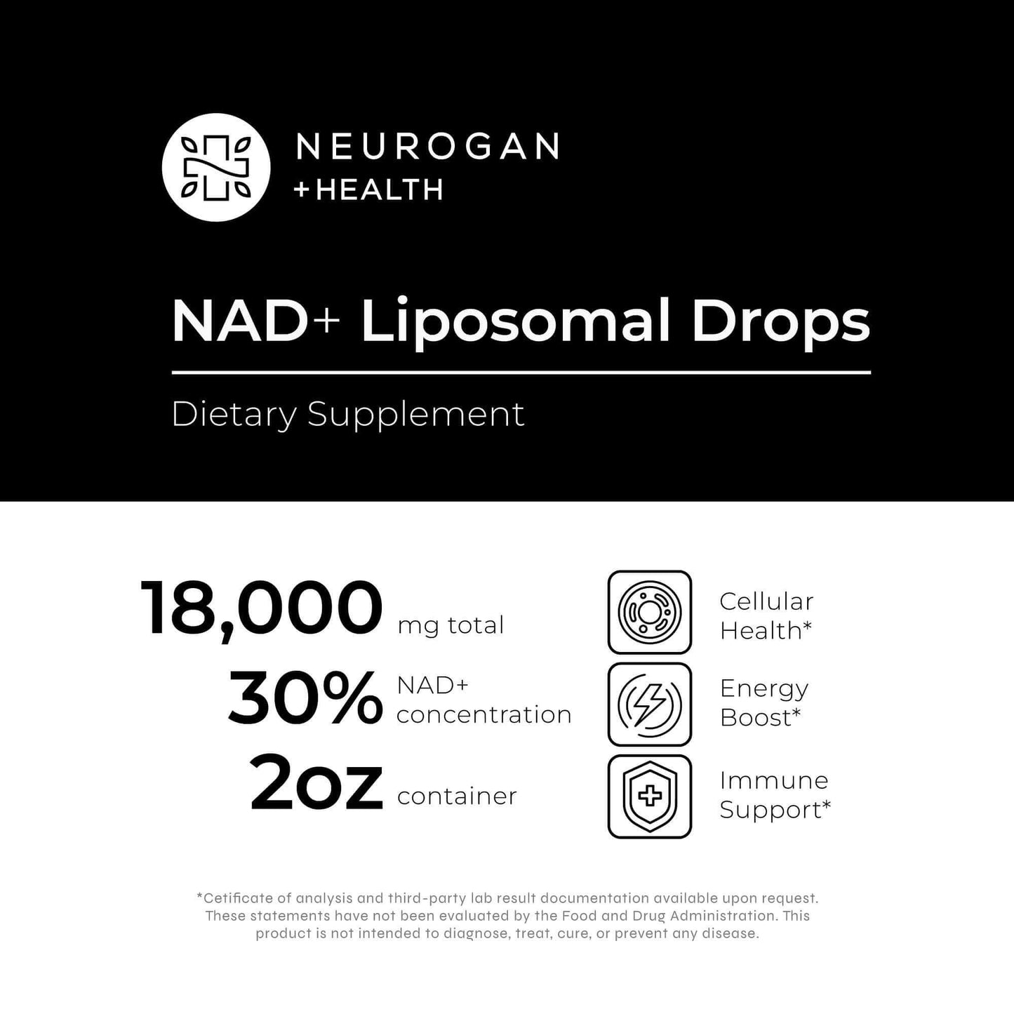 Liposomal NAD+ Liquid Drops