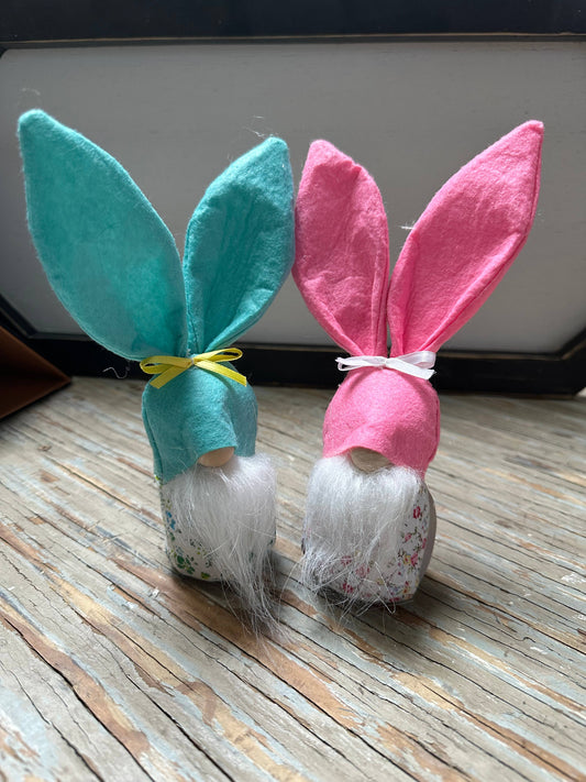 Set of 2 Mini Bunny Gnomes