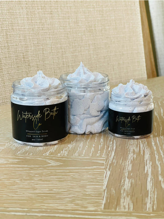 Relaxing French Lavender Whipped Sugar Scrub: 2oz