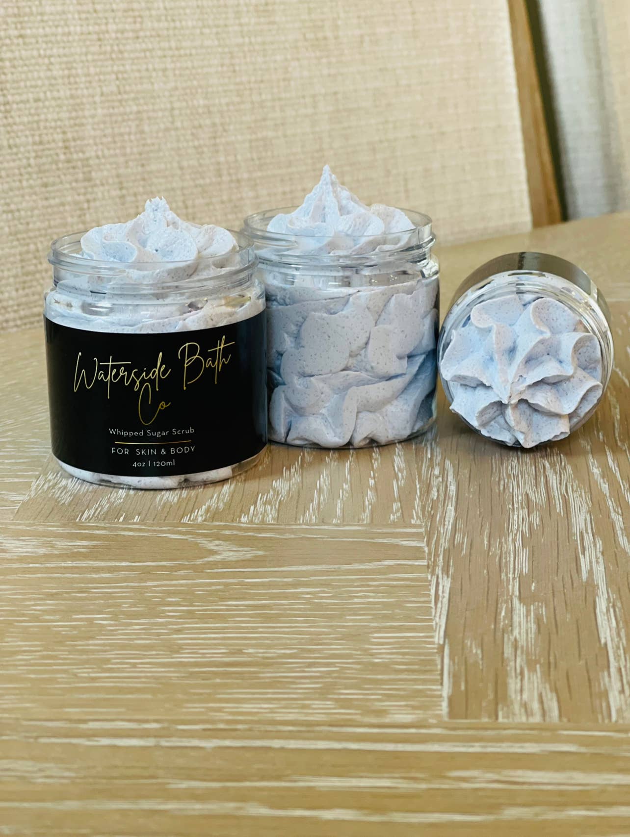Relaxing French Lavender Whipped Sugar Scrub: 2oz
