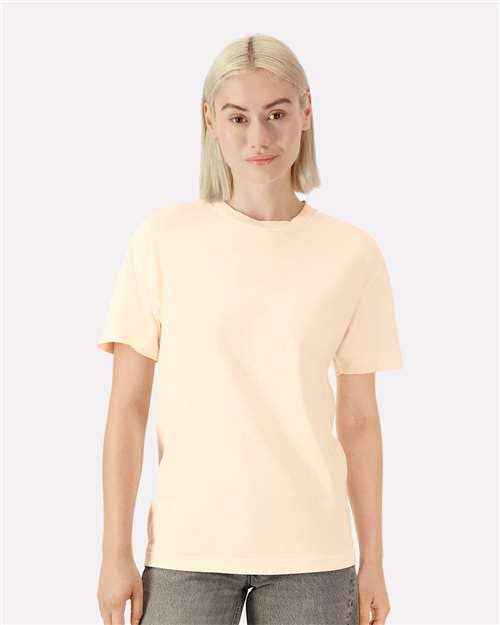 American Apparel 1301GD Unisex Garment-Dyed Heavyweight Cotton Tee: Faded Navy / L