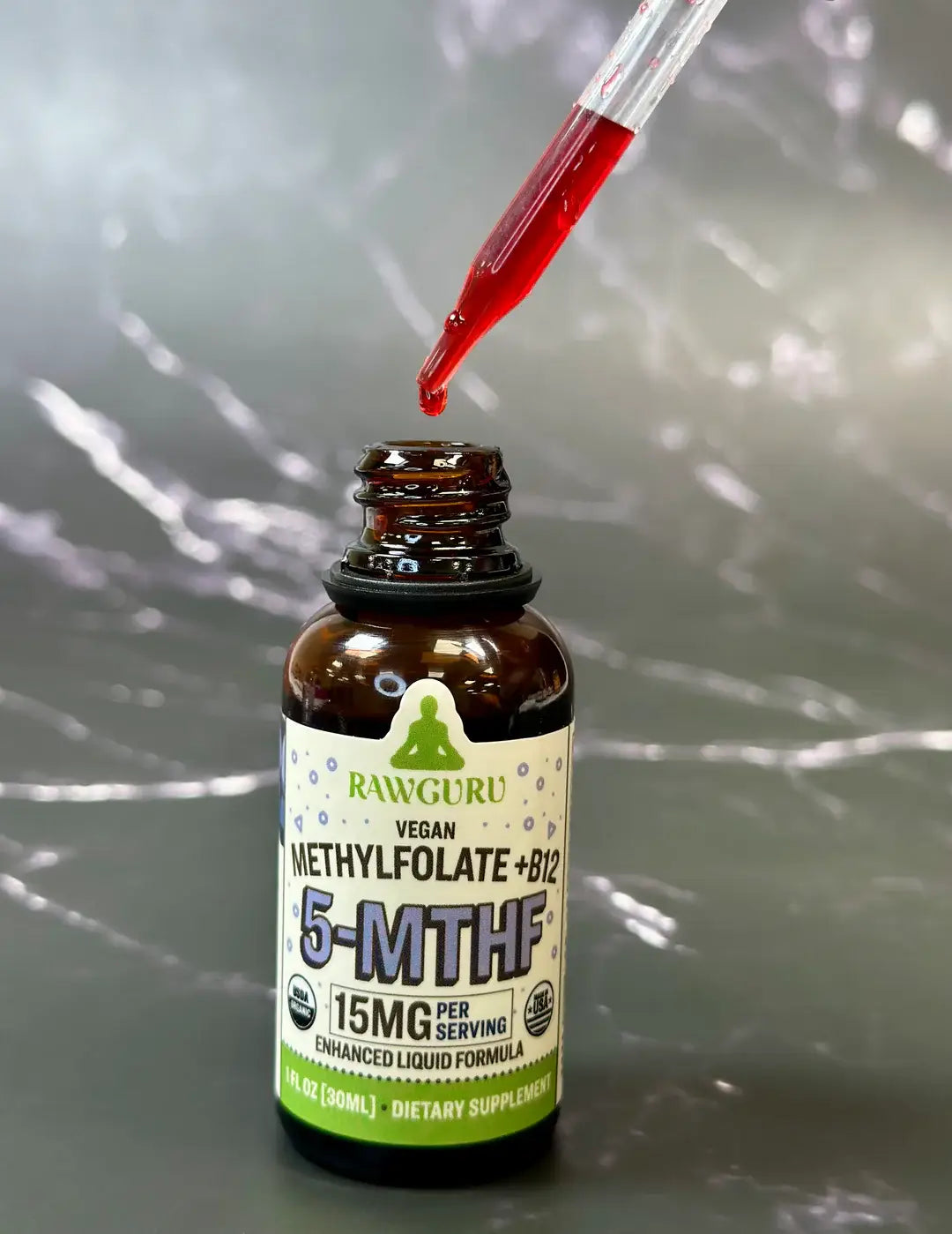Organic Methylfolate 15MG + B12 Tincture