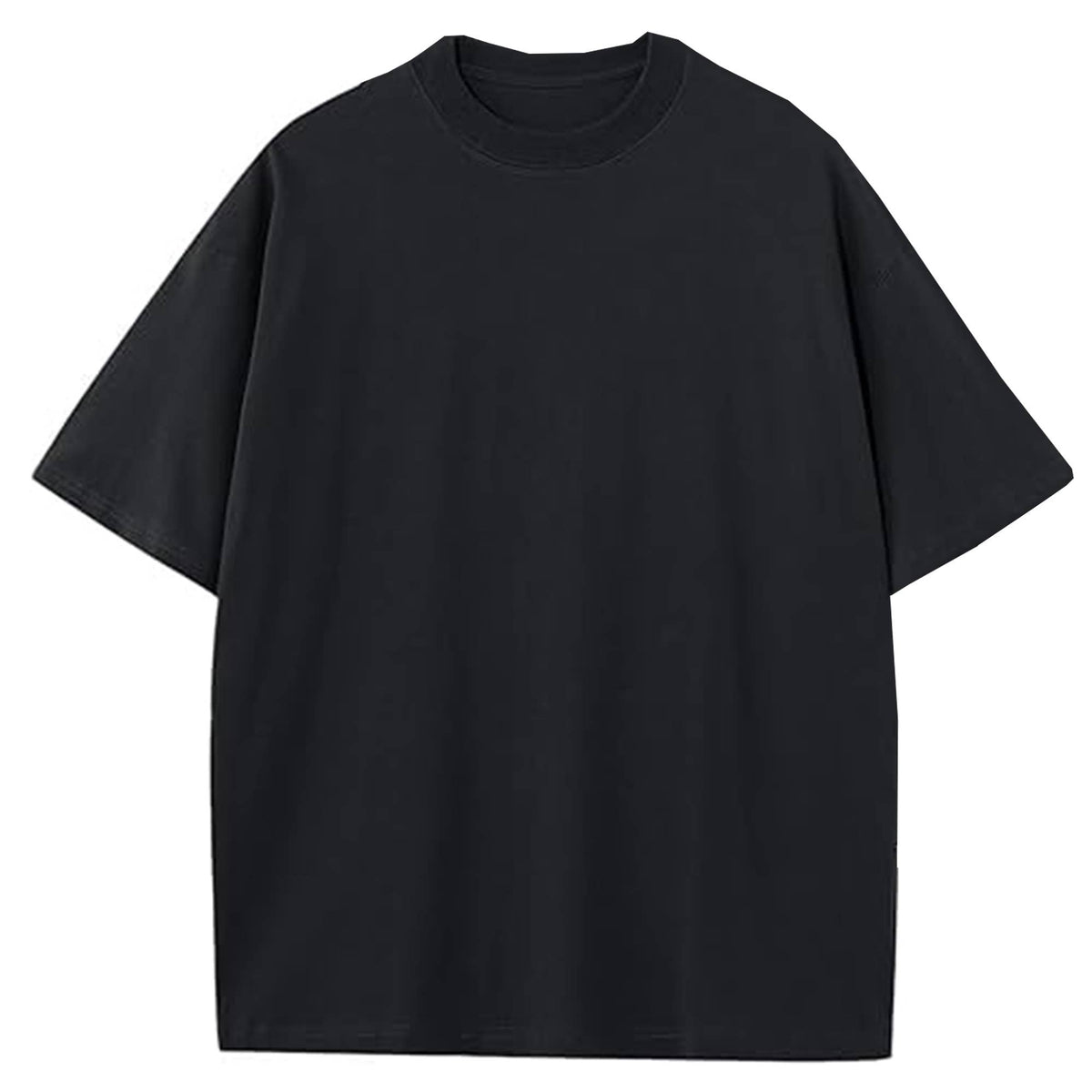 Men's 100% Cotton Drop Shoulder Fashion Tees: Heather Gray / L