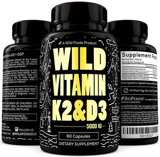 Wild Vitamin K2 & D3