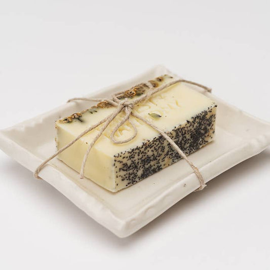 Harvest + Harmony Honeysuckle Goat Milk Soap With Dish