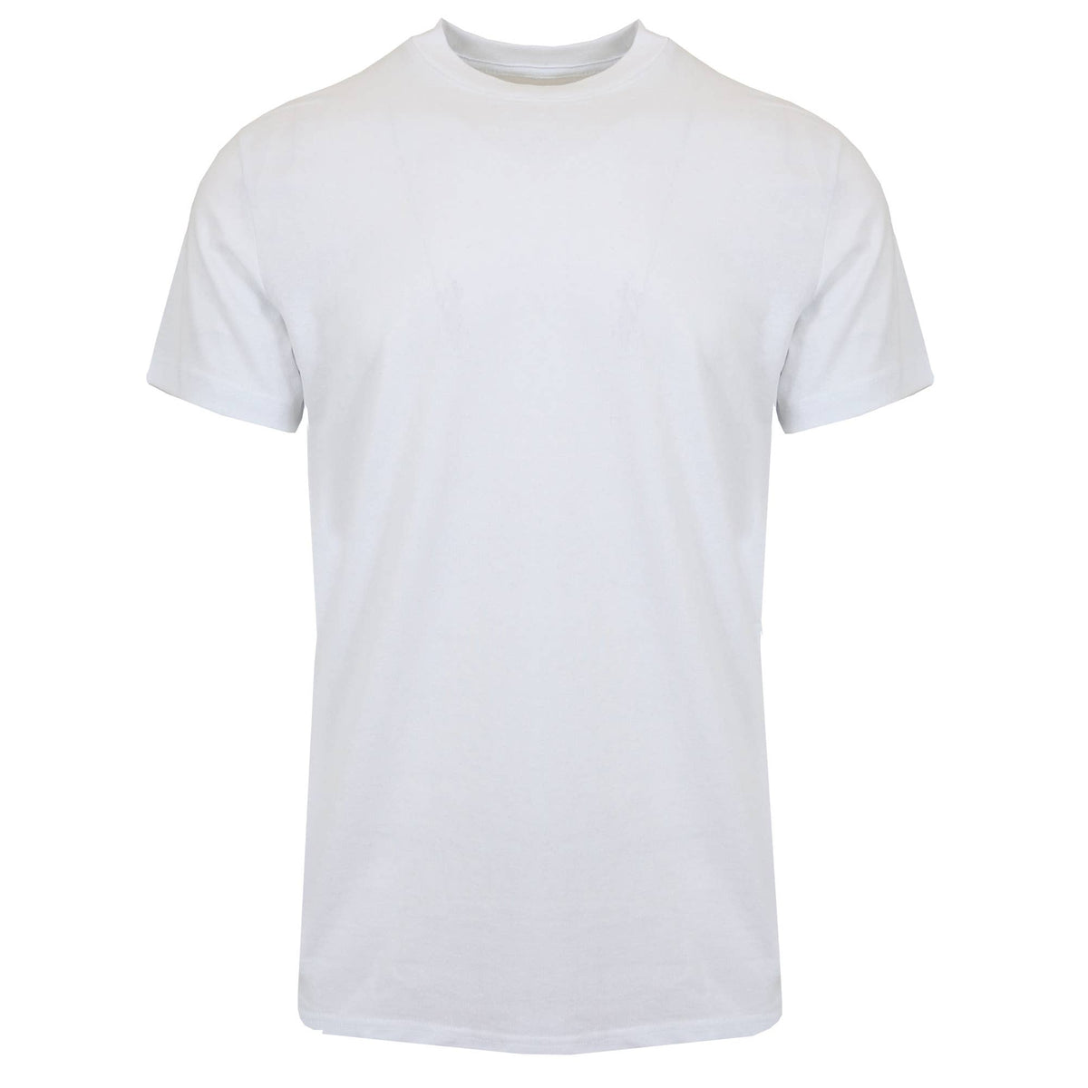 Men's Premium Heavyweight Crew Neck Short Sleeve Tee (6 OZ): Heather Grey / L