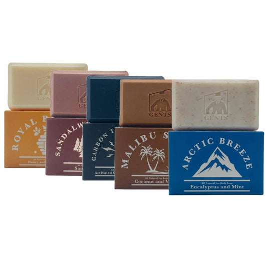 GENTS Body Soaps - Sandalwood Spice (Single 5oz Bar)