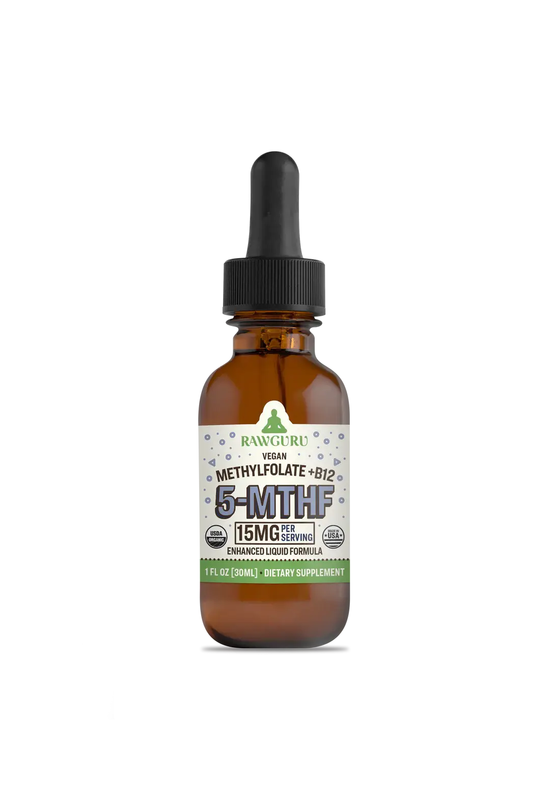 Organic Methylfolate 15MG + B12 Tincture