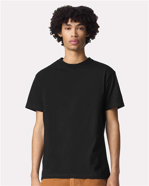 American Apparel 1301GD Unisex Garment-Dyed Heavyweight Cotton Tee: Faded Navy / L