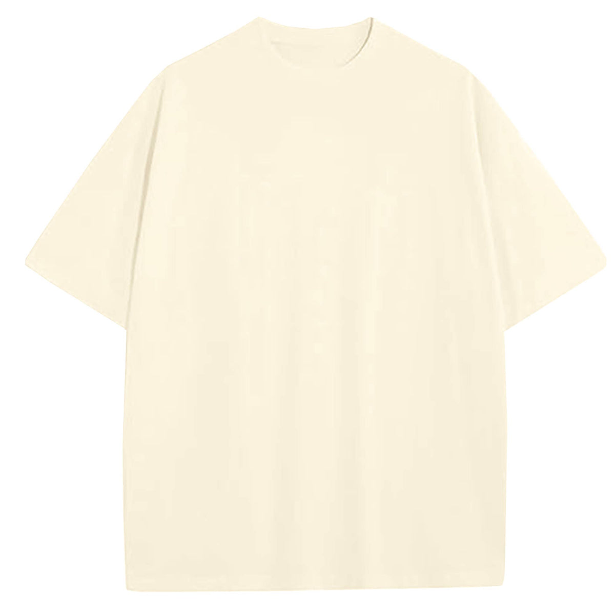 Men's 100% Cotton Drop Shoulder Fashion Tees: Blue / L