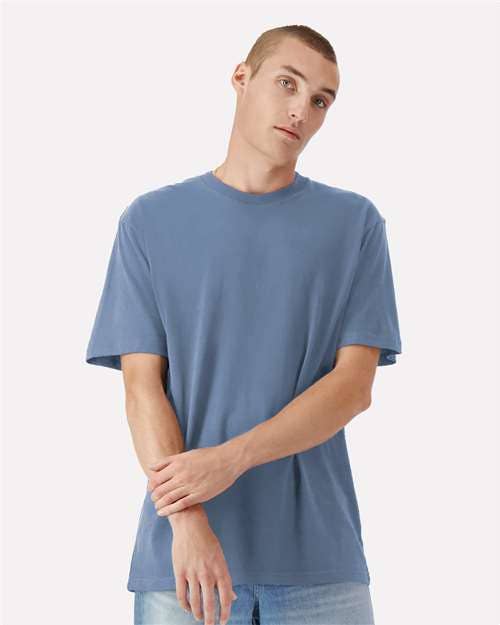 American Apparel 1301GD Unisex Garment-Dyed Heavyweight Cotton Tee: Faded Navy / L