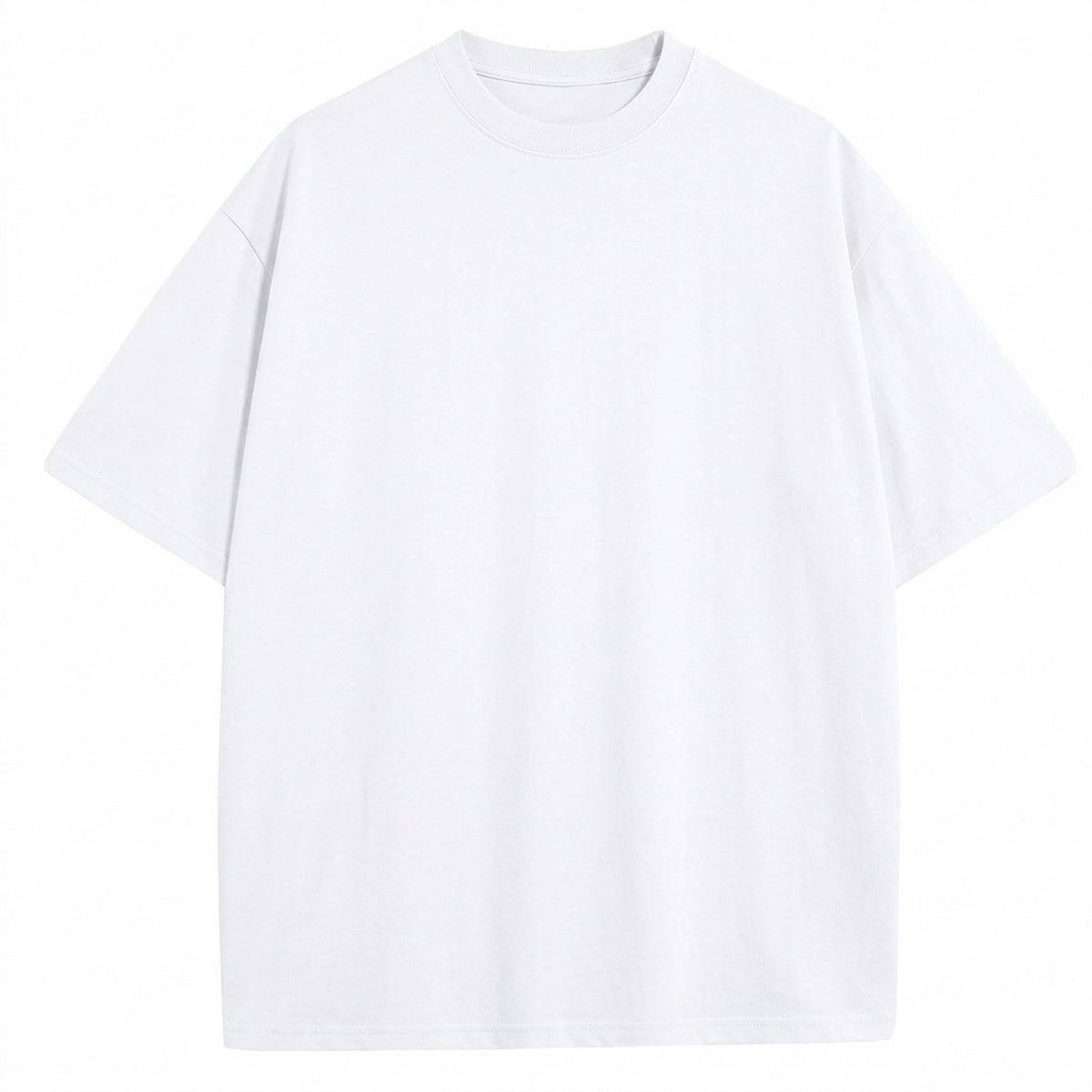 Men's 100% Cotton Drop Shoulder Fashion Tees: Heather Gray / L